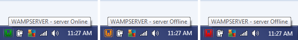 WampServer: Server Status Screen