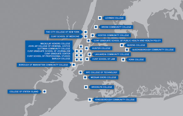 CUNY Campus Map