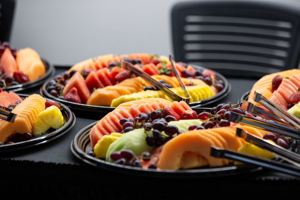 Delicious fruit platters