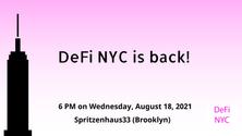 DeFi NYC Meetup (August 18, 2021)