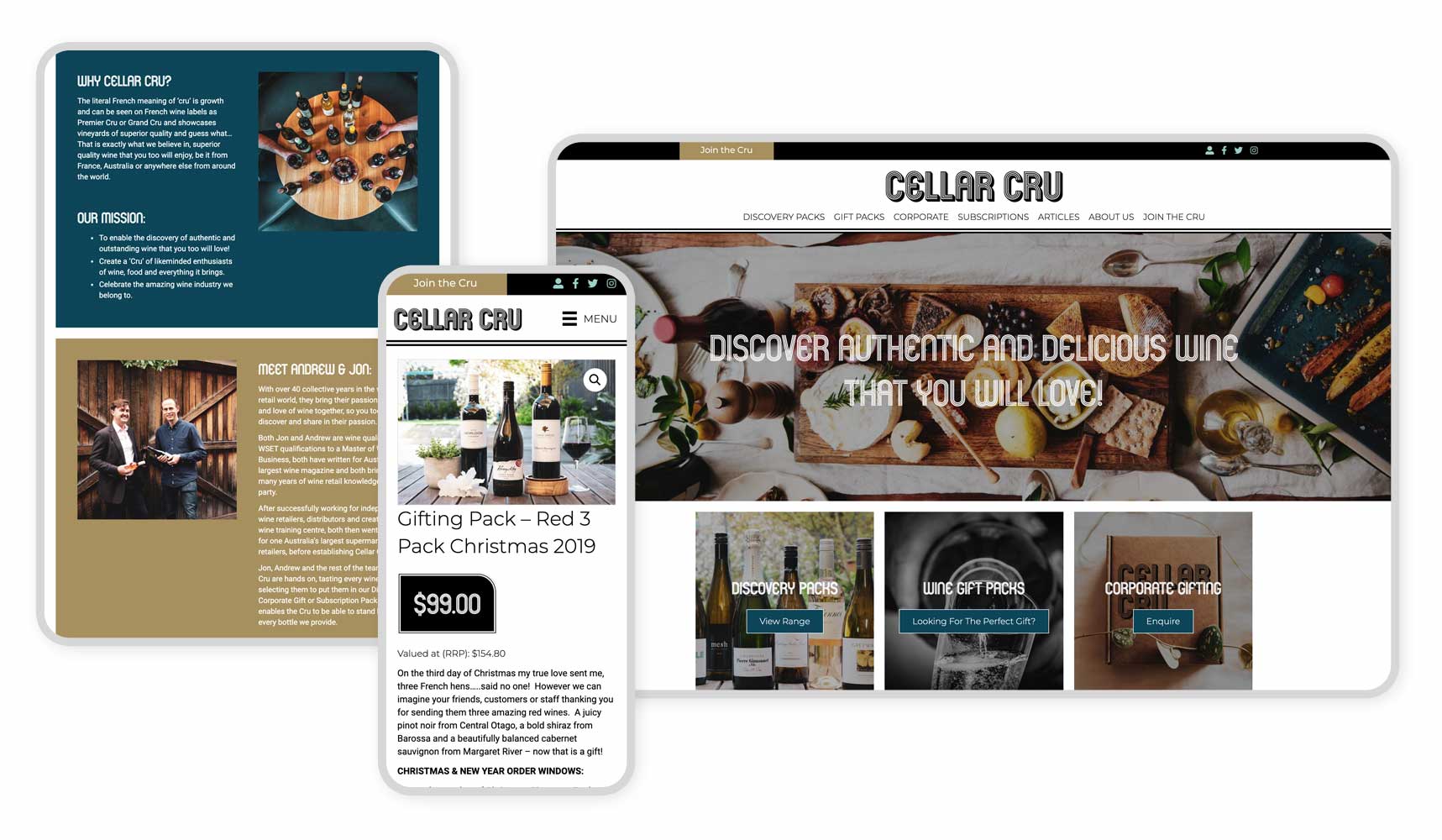 Responsive Graphic Cellar Cru v1