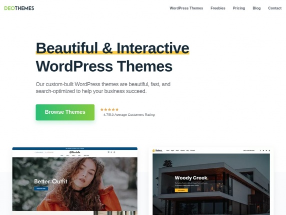 DeoThemes homepage
