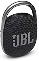 JBL Clip 4: Portable Speaker with Bluetooth, Built-in Battery, Waterproof and Dustproof Feature - Black (JBLCLIP4BLKAM)