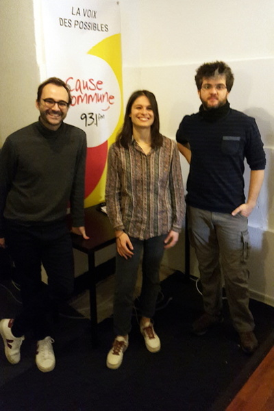 Photo de Valentin Chaput, Léna Dumont et Pablo Rauzy