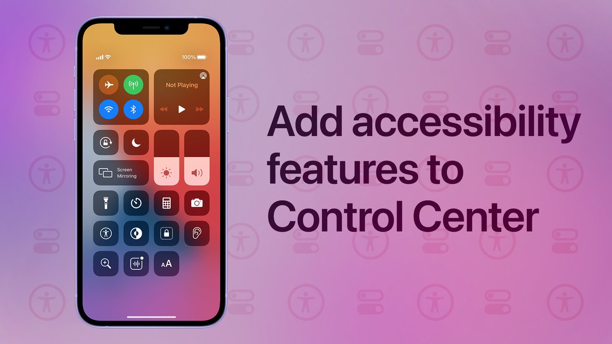 Intro:
How to add accessibility features to Control Center on iPhone.




