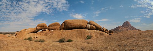 Spitzkoppe Rock Arch Panorama with even sky.jpg