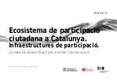 Ecosistema de participació ciutadana a Catalunya. Infraestructures de participació