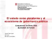 El estado como plataforma y el ecosistema de gobernanza pública