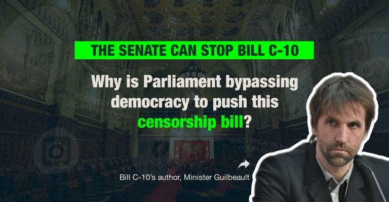 Image for Tell the Senate: Uphold democracy, and scrutinize C-10!