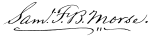 Samuel Morse signature.svg