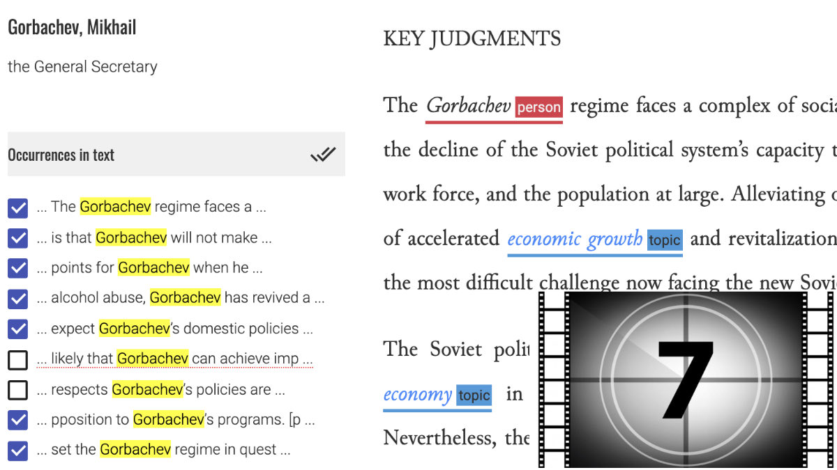 Screenshot showing batch operations of the new TEI Publisher annotation feature