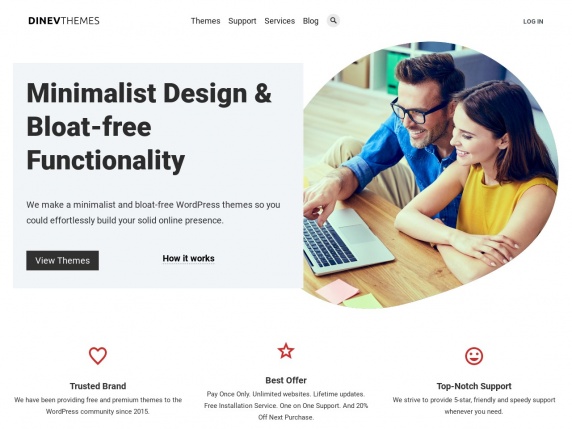 DinevThemes საწყისი გვერდი