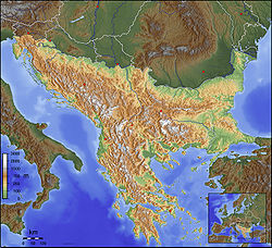 Athens is located in Balkans