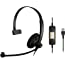 Sennheiser SC 30 USB ML (504546) - Single-Sided Business Headset | For Skype for Business | with HD Sound, Noise-Cancelling M