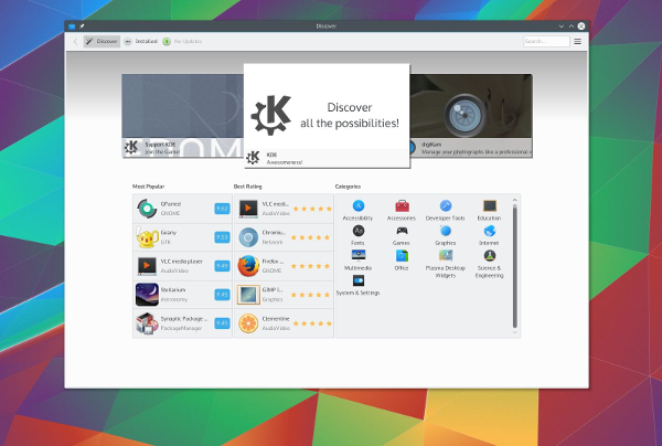 Plasma 5.5 screenshot