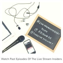 Watch past episodes of the Live Stream Insiders