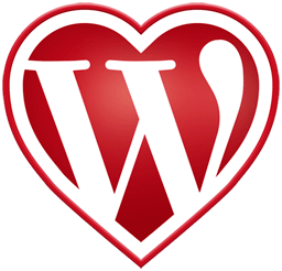 I Love WordPress isotipo 256