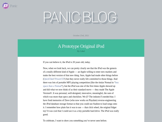 Panic Blog