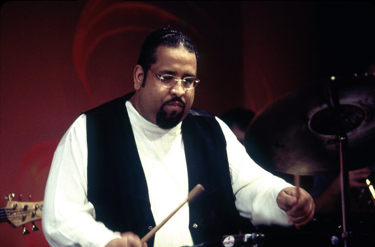 The percussionist Ralph Irizarry in an undated photo. His timbales, the singer Rub&eacute;n Blades said, &ldquo;conversed, sometimes in whispers.&rdquo;