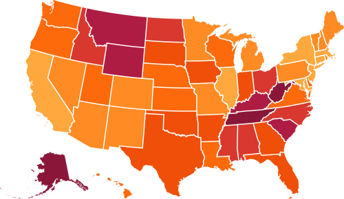 US coronavirus cases