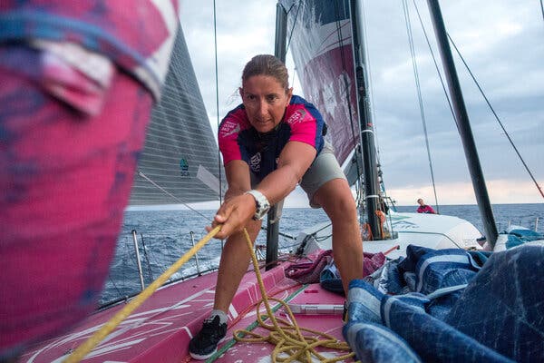 “You need to get up in the morning knowing you’re going to make something happen,” said Dee Caffari, the first woman to sail solo, nonstop, around the world in both directions.