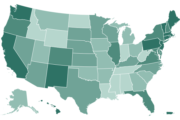 Where states are reporting vaccines given