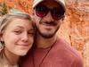 A TikToker has gone viral over her claims she picked up Brian Laundrie hitchhiking alone in Wyoming around the time his girlfriend, Gabby Petito, was last seen. Picture: Twitter