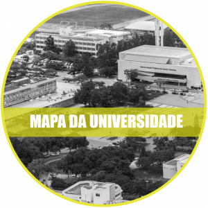 Mapa da Universidade: Registro aéreo da praça da cidadania.