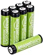 Amazon Basics 8-Pack AAA Performance 800 mAh Rechargeable Batteries, Pre-Charged, Recharge up to 1000x