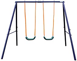 KLB Sport A-Frame Metal Swing Set