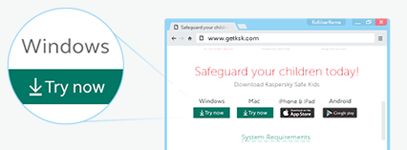 Kaspersky safe kids for Windows