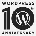 WordPress 10th Anniversary logo