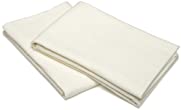 Amazon Brand – Pinzon Signature Cotton Heavyweight Velvet Flannel Pillow Cases - King, Cream