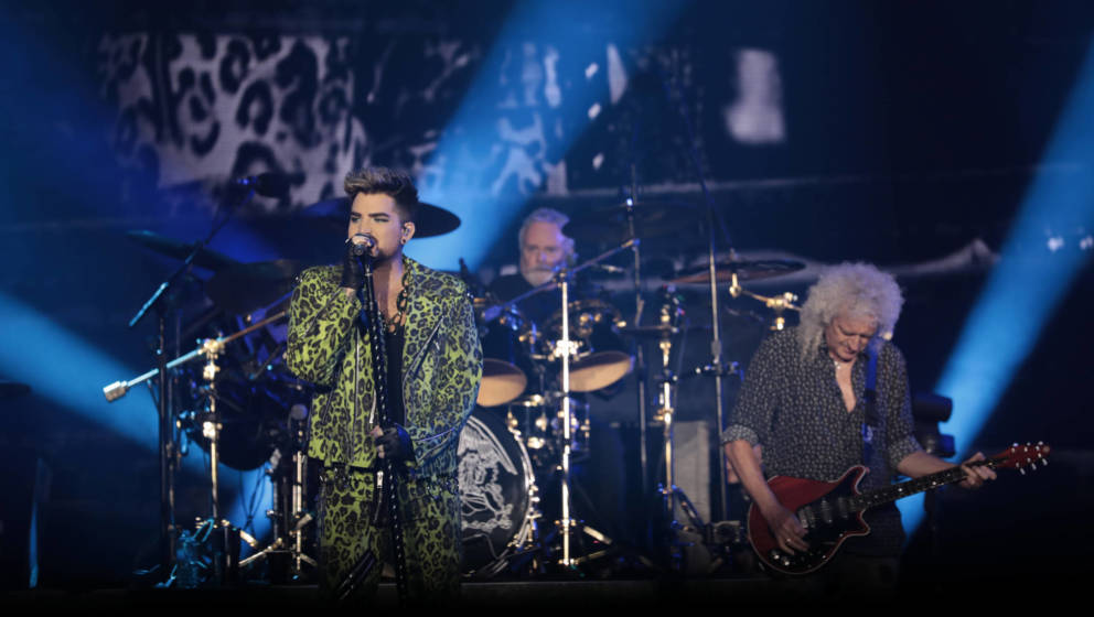 Bei neuen Songs der britischen Rockband Queen herrscht Unstimmigkeit. (Photo by Cole Bennetts/Getty Images)