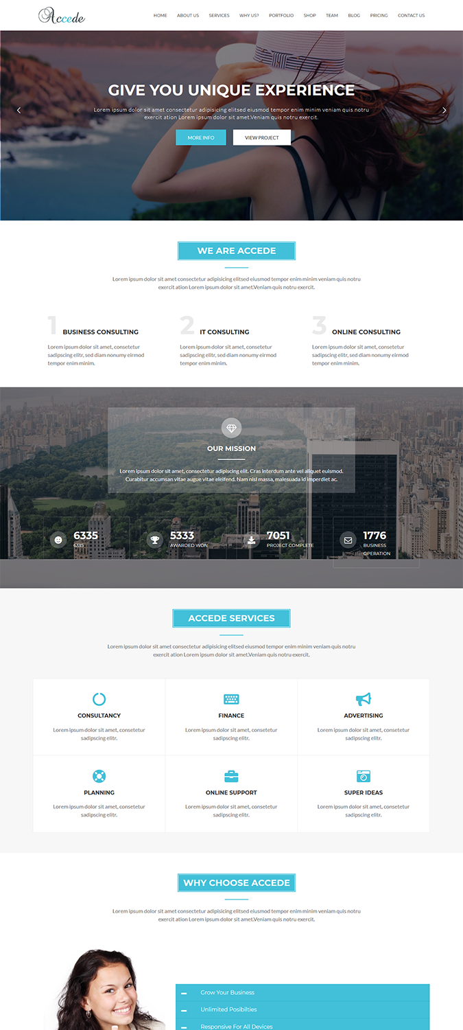 Accede – Digital Agency WordPress Theme - 