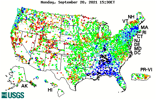 U.S. Daily Streamflow Conditions