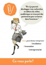 Jeune docteur entrepreneur