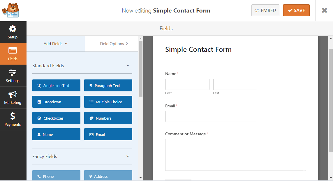 Simple Contact Form