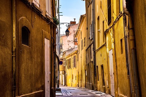 City, Street, Empty, Quiet, Provence