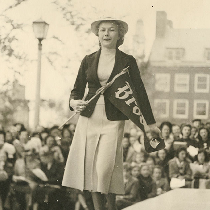 Brooklyn College fashion show from the 1930s