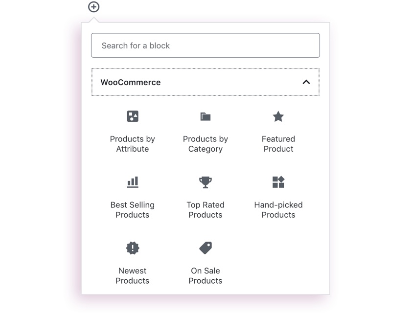 WooCommerce Product Blocks.