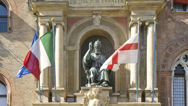 Statue of Pope Gregory XIII Bologna, Italy.