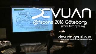 Devuan GNU+Linux presented at FSCONS 2016