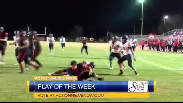 Image for Sierra Central Play of the Week: Corning's Frank Gregorio blocked punt