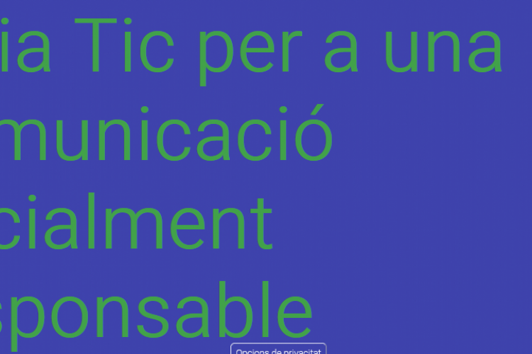 Guia TIC per una comunicació socialment responsable