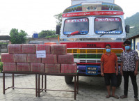 मकवानपुरमा मालबाहक ट्रकबाट १७५ किलो गाँजा बरामद