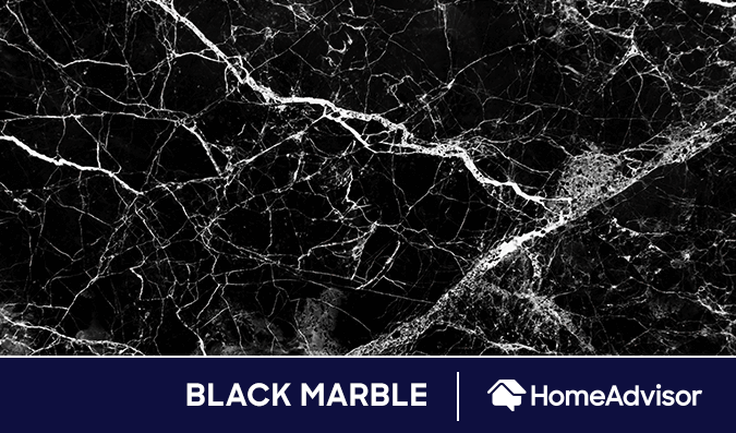 Black marble slab