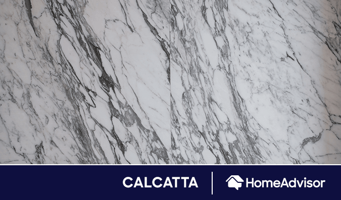 Calacatta marble slab