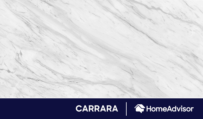 Carrara marble veins