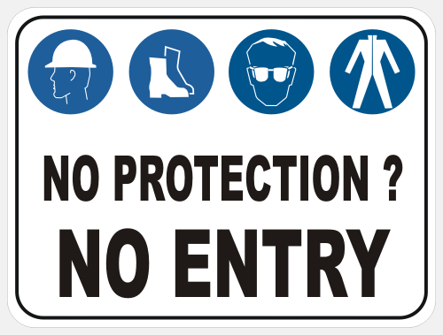 No protection — no entry